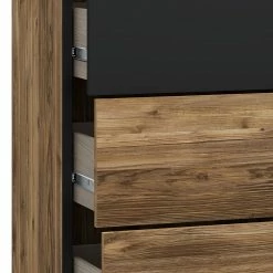 Loftscape Kommode Huy - Aplenkiefer Dekor / Schwarz -WOHNZIMMERMÖBEL Verkäufe 1000363079 220819 072 DETAILS P000000001000363079