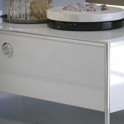 Trendteam Couchtisch Infinity - Hochglanz Weiß / Matt Weiß -WOHNZIMMERMÖBEL Verkäufe 1000363606 220802 032 DETAILS P000000001000363606