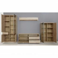 Trendteam Vitrinenschrank Echo - Inkl. Beleuchtung - Eiche Artisan Dekor -WOHNZIMMERMÖBEL Verkäufe 1000363607 220802 022 MOOD DETAILS P000000001000363607 mood