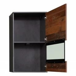 Trendteam Wohnwand Mango (4-teilig) - Altholz Dekor / Anthrazit -WOHNZIMMERMÖBEL Verkäufe 1000363615 220802 037 DETAILS P000000001000363615