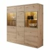 Trendteam Highboard Echo II - Inkl. Beleuchtung - Eiche Artisan Dekor