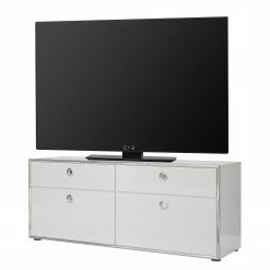 Trendteam Wohnwand Infinity I (3-teilig) - Hochglanz Weiß / Matt Weiß -WOHNZIMMERMÖBEL Verkäufe 1000363626 220802 032 DETAILS P000000001000363626