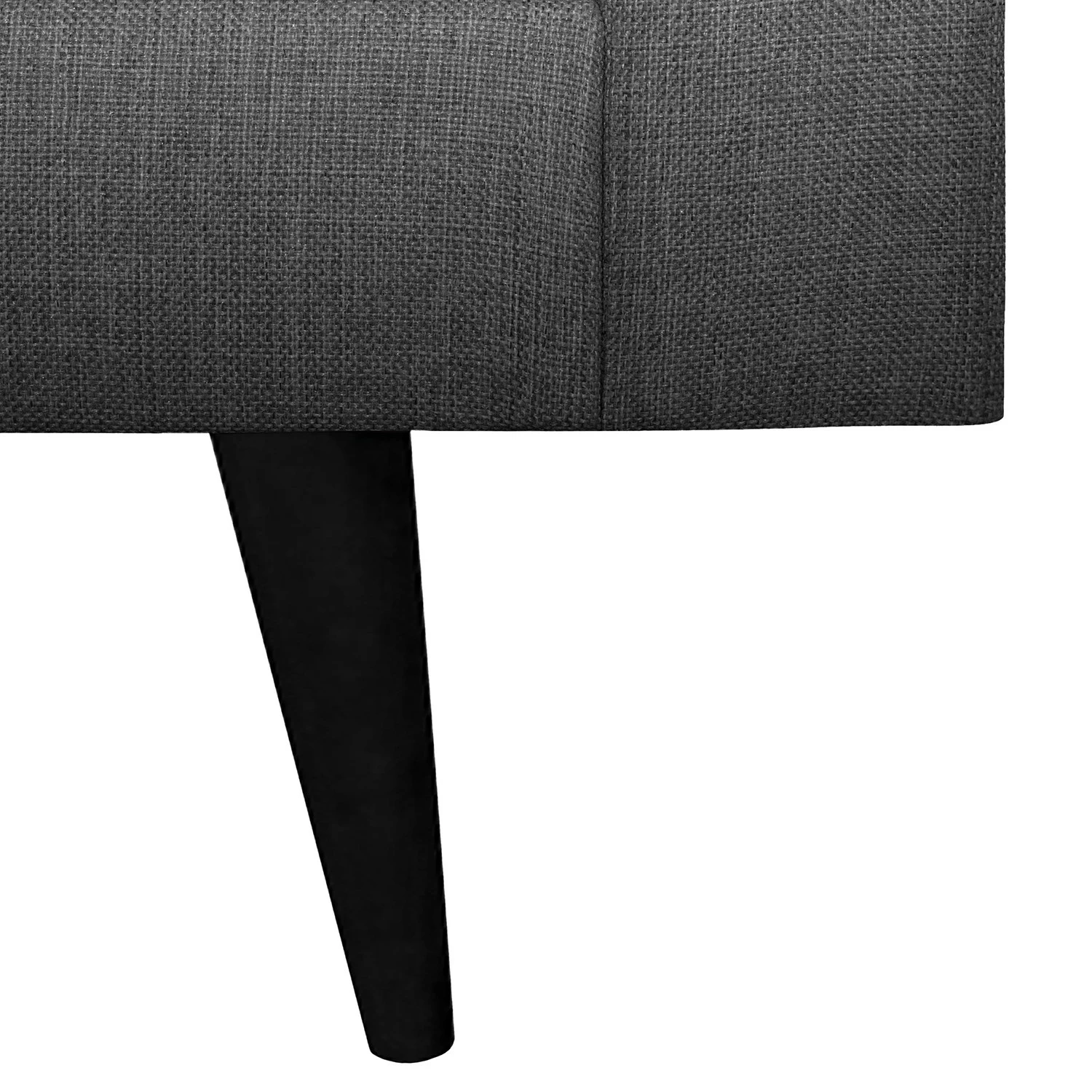 Loftscape Sofa Kayena (3-Sitzer) - Flachgewebe - Webstoff Inas: Dunkelgrau - Buche Dunkel 8 Loftscape Sofa Kayena (3-Sitzer) - Flachgewebe - Webstoff Inas: Dunkelgrau - Buche Dunkel – Bild 8