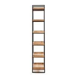 Red Living Regal Breitbride II - Akazie massiv / Metall - Akazie / Schwarz -WOHNZIMMERMÖBEL Verkäufe 1000363950 220714 035 DETAILS P000000001000363950