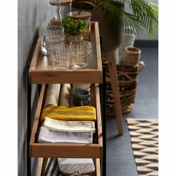 Red Living Regal Beitbridge I - Akazie massiv / Metall - Akazie / Schwarz -WOHNZIMMERMÖBEL Verkäufe 1000363959 220714 021 MOOD DETAILS P000000001000363959 mood