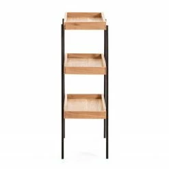 Red Living Regal Beitbridge I - Akazie massiv / Metall - Akazie / Schwarz -WOHNZIMMERMÖBEL Verkäufe 1000363959 220714 035 DETAILS P000000001000363959