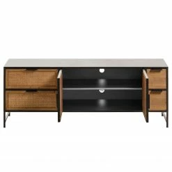 Red Living TV-Lowboard Kisumu - Wiener Geflecht / Eisen - Braun / Schwarz 18 Red Living TV-Lowboard Kisumu - Wiener Geflecht / Eisen - Braun / Schwarz -WOHNZIMMERMÖBEL Verkäufe 1000363963 220714 035 DETAILS P000000001000363963