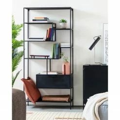 Loftscape Regal Blackrod - Metall - Schwarz 14 Loftscape Regal Blackrod - Metall - Schwarz -WOHNZIMMERMÖBEL Verkäufe 1000363964 220714 021 MOOD DETAILS P000000001000363964 mood