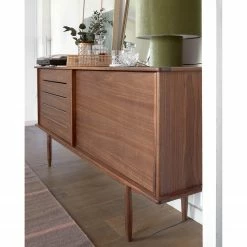 Naturoo Sideboard Chipata - Walnuss teilmassiv -WOHNZIMMERMÖBEL Verkäufe 1000363971 220714 021 MOOD DETAILS P000000001000363971 mood
