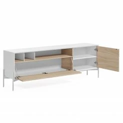 Norrwood TV-Lowboard Maredale II - Esche teilmassiv - Weiß / Esche 14 Norrwood TV-Lowboard Maredale II - Esche teilmassiv - Weiß / Esche -WOHNZIMMERMÖBEL Verkäufe 1000363980 220714 030 DETAILS P000000001000363980