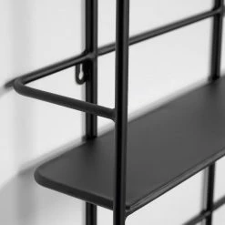 Loftscape Wandregal Midrand - Stahl - Schwarz -WOHNZIMMERMÖBEL Verkäufe 1000363982 220714 040 DETAILS P000000001000363982