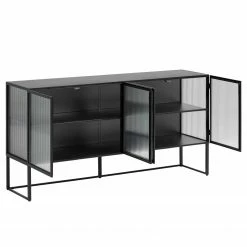 Loftscape Sideboard Tete - Glas / Metall - Schwarz 15 Loftscape Sideboard Tete - Glas / Metall - Schwarz -WOHNZIMMERMÖBEL Verkäufe 1000363985 220714 030 DETAILS P000000001000363985