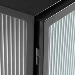 Loftscape Sideboard Tete - Glas / Metall - Schwarz 18 Loftscape Sideboard Tete - Glas / Metall - Schwarz -WOHNZIMMERMÖBEL Verkäufe 1000363985 220714 040 DETAILS P000000001000363985