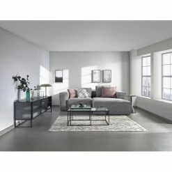 Loftscape TV-Lowboard Tete - Glas / Metall - Schwarz 15 Loftscape TV-Lowboard Tete - Glas / Metall - Schwarz -WOHNZIMMERMÖBEL Verkäufe 1000363986 220714 022 MOOD DETAILS P000000001000363986 mood