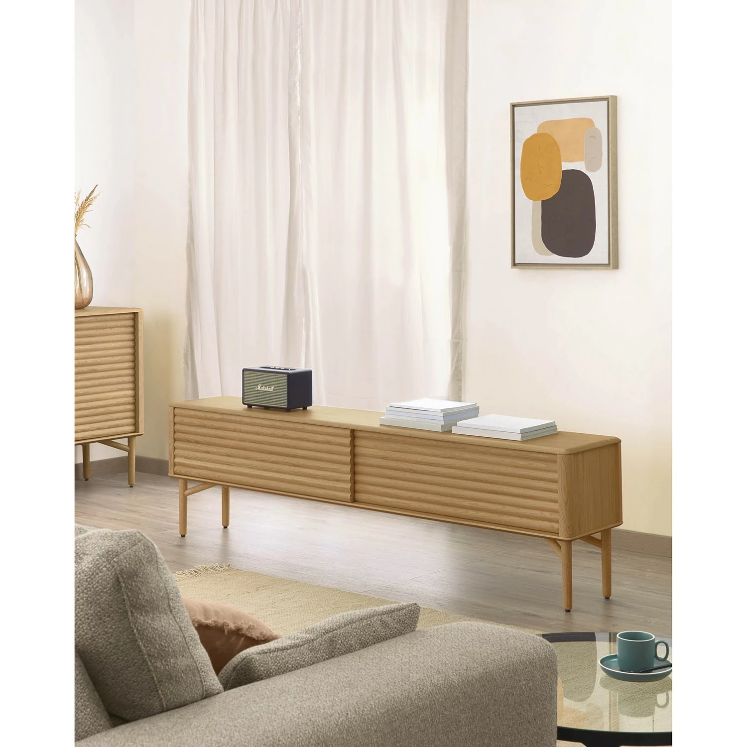 Naturoo TV-Lowboard Lioma - Eiche teilmassiv 3 Naturoo TV-Lowboard Lioma - Eiche teilmassiv – Bild 3