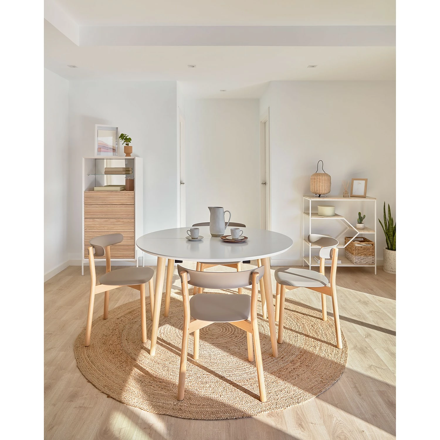 Norrwood Higboard Maredale - Esche teilmassiv - Weiß / Esche 4 Norrwood Higboard Maredale - Esche teilmassiv - Weiß / Esche – Bild 4