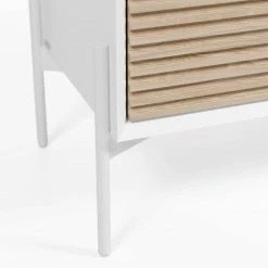 Norrwood Sideboard Maredale II - Esche teilmassiv - Esche / Weiß -WOHNZIMMERMÖBEL Verkäufe 1000364002 220714 035 DETAILS P000000001000364002