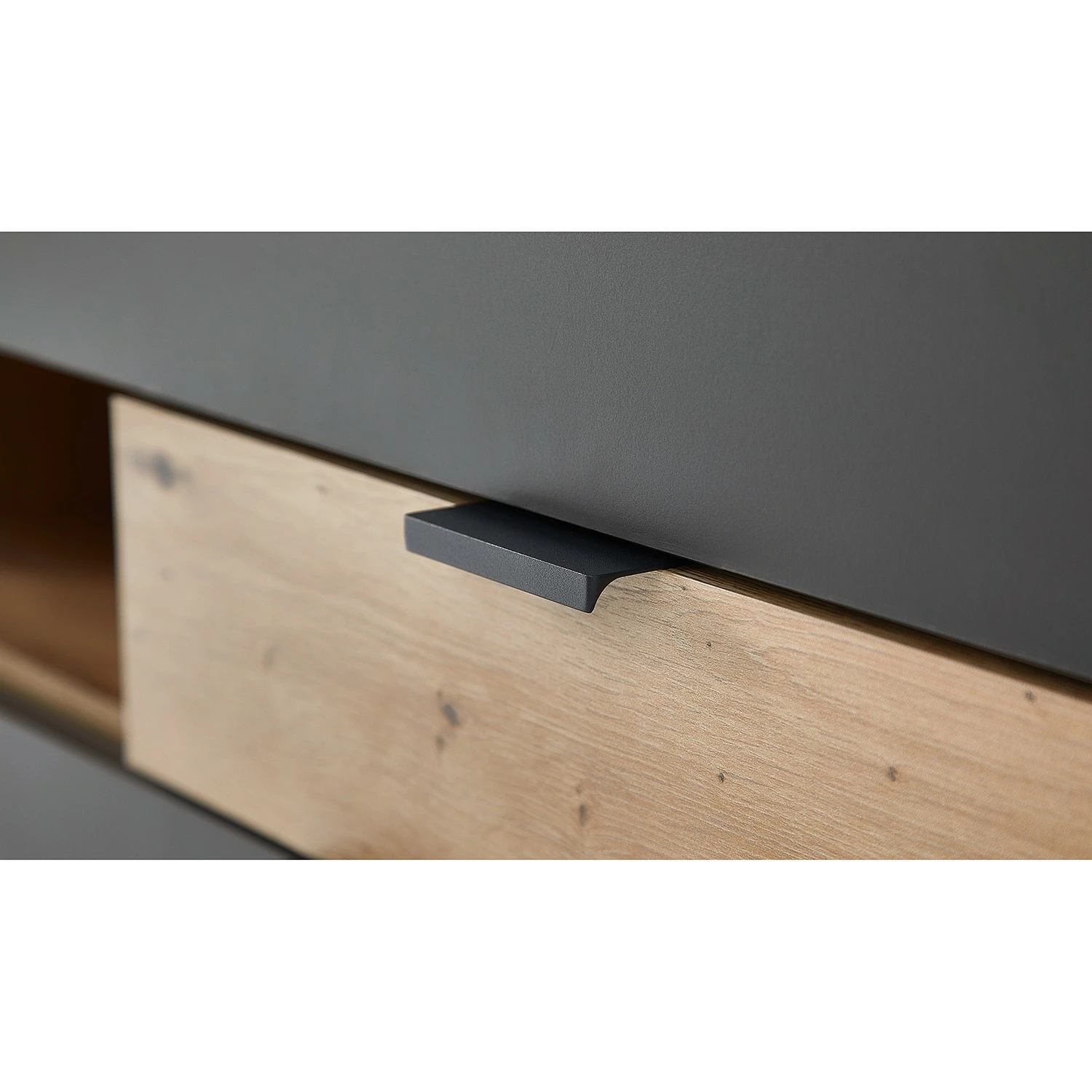 Fashion For Home TV-Lowboard Leox - Graphit / Eiche Artisan Dekor 4 Fashion For Home TV-Lowboard Leox - Graphit / Eiche Artisan Dekor – Bild 4