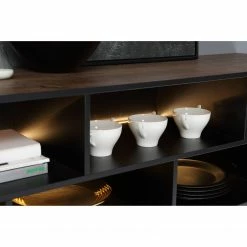 Red Living Sideboard Trylith II - Eiche Rustikal Dekor / Schwarz -WOHNZIMMERMÖBEL Verkäufe 1000364623 220719 060 DETAILS P000000001000364623