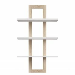 Loftscape Wandregal Thurles - Eiche Sonoma Dekor / Weiß 6 Loftscape Wandregal Thurles - Eiche Sonoma Dekor / Weiß -WOHNZIMMERMÖBEL Verkäufe 1000364875 220722 030 DETAILS P000000001000364875