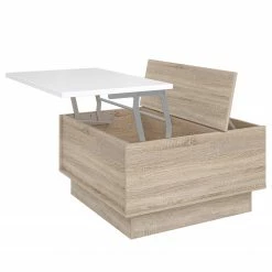 Loftscape Couchtisch Wijo - Eiche Sonoma Dekor / Weiß -WOHNZIMMERMÖBEL Verkäufe 1000364898 220722 031 DETAILS P000000001000364898