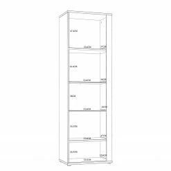 Loftscape Standvitrine Millquarter - Weiß / Eiche Hell Dekor -WOHNZIMMERMÖBEL Verkäufe 1000364912 220722 501 SKETCH DETAILS P000000001000364912 sketch