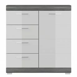 Loftscape Kommode Sarai II - Hochglanz Weiß / Eiche Grau Dekor 7 Loftscape Kommode Sarai II - Hochglanz Weiß / Eiche Grau Dekor -WOHNZIMMERMÖBEL Verkäufe 1000365260 220728 030 DETAILS P000000001000365260