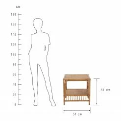 Butlers Couchtisch BOHO LOUNGE I - Rattan - Natur -WOHNZIMMERMÖBEL Verkäufe 1000365688 220728 500 SKETCH DETAILS P000000001000365688 sketch