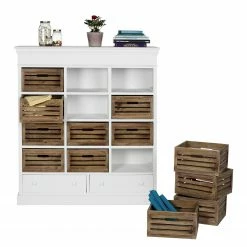 Butlers Regal CAMPAGNE - Paulownia-Furnier - Weiß -WOHNZIMMERMÖBEL Verkäufe 1000365698 220728 070 DETAILS P000000001000365698