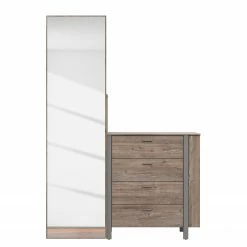 Loftscape Kommode Samtoge II - Amberg Eiche Dekor / Uni Wolfram Grau -WOHNZIMMERMÖBEL Verkäufe 1000365833 220909 040 DETAILS P000000001000365833