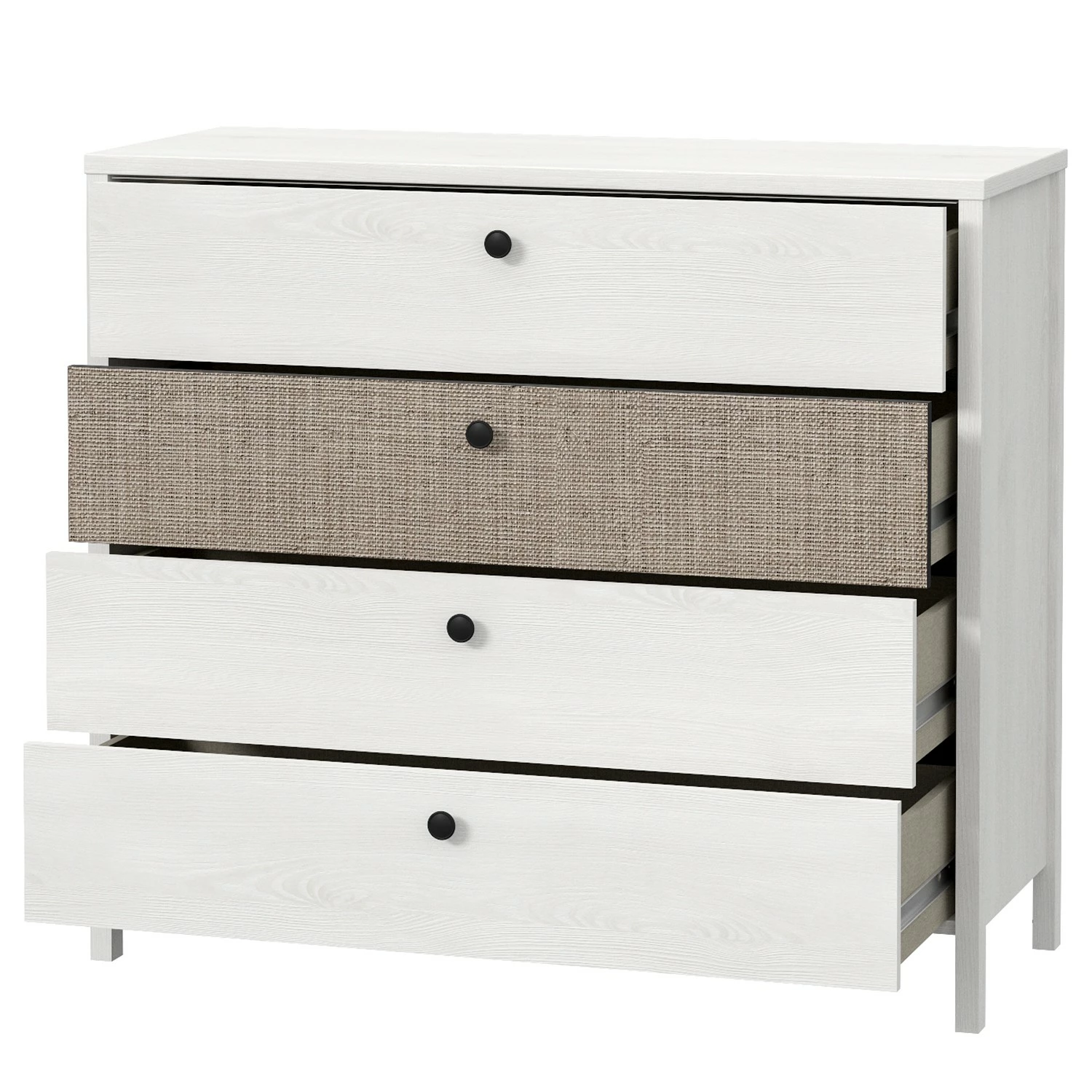 Loftscape Kommode Riecce - Schneeeiche Dekor / Grau 3 Loftscape Kommode Riecce - Schneeeiche Dekor / Grau – Bild 3