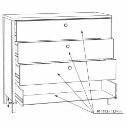 Loftscape Kommode Riecce - Schneeeiche Dekor / Grau 13 Loftscape Kommode Riecce - Schneeeiche Dekor / Grau -WOHNZIMMERMÖBEL Verkäufe 1000365839 220909 501 SKETCH DETAILS P000000001000365839 sketch