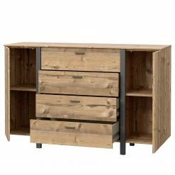 Loftscape Kommode Samtoge I - Bramberg Fichte Dekor / Uni Wolfram Dekor -WOHNZIMMERMÖBEL Verkäufe 1000365842 220909 030 DETAILS P000000001000365842