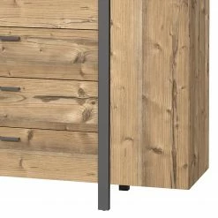 Loftscape Kommode Samtoge I - Bramberg Fichte Dekor / Uni Wolfram Dekor -WOHNZIMMERMÖBEL Verkäufe 1000365842 220909 061 DETAILS P000000001000365842