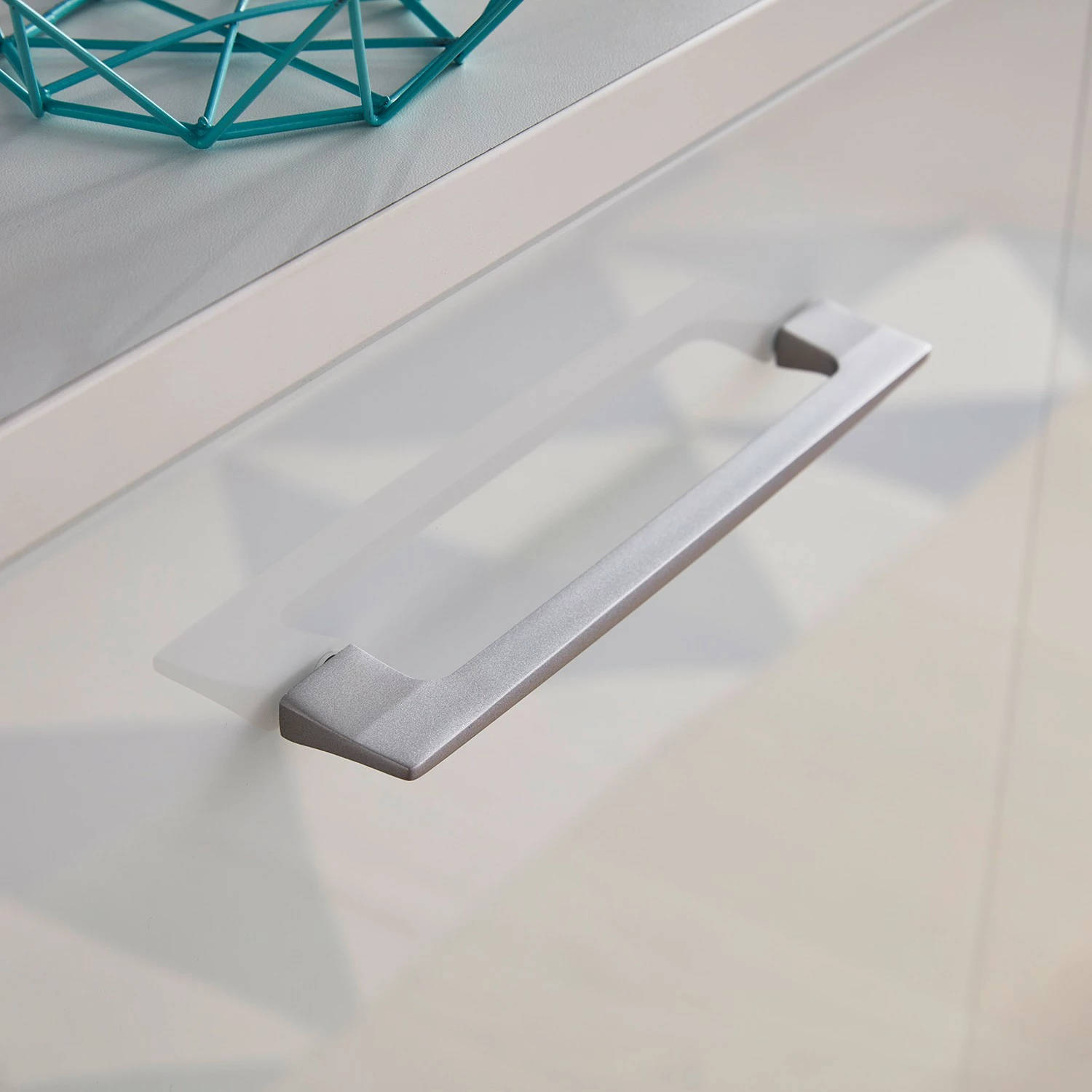 Germania Kommode Campo II - Glas - Weiß 5 Germania Kommode Campo II - Glas - Weiß – Bild 5