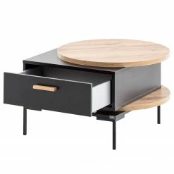 Schildmeyer Couchtisch Looks I - Schwarz / Eiche Dekor 9 Schildmeyer Couchtisch Looks I - Schwarz / Eiche Dekor -WOHNZIMMERMÖBEL Verkäufe 1000366036 220809 031 DETAILS P000000001000366036