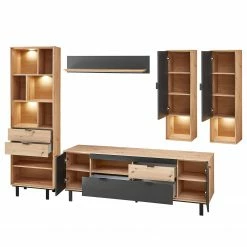 Fashion For Home Wohnwand Leox III (5-teilig) - Inkl. Beleuchtung - Graphit / Eiche Artisan Dekor 13 Fashion For Home Wohnwand Leox III (5-teilig) - Inkl. Beleuchtung - Graphit / Eiche Artisan Dekor -WOHNZIMMERMÖBEL Verkäufe 1000366294 220816 035 DETAILS P000000001000366294