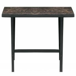Red Living Beistelltisch Bowes - Marmor Braun Dekor / Schwarz -WOHNZIMMERMÖBEL Verkäufe 1000366390 220823 050 DETAILS P000000001000366390