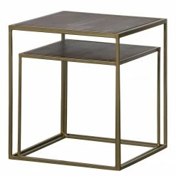 Red Living Beistelltisch Hawes (2-teilig) - Akazie massiv / Metall - Akazie / Messing 9 Red Living Beistelltisch Hawes (2-teilig) - Akazie massiv / Metall - Akazie / Messing -WOHNZIMMERMÖBEL Verkäufe 1000366391 220823 030 DETAILS P000000001000366391