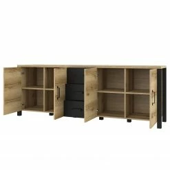 Red Living Sideboard Velleron III - Eiche Dekor -WOHNZIMMERMÖBEL Verkäufe 1000366553 220823 030 DETAILS P000000001000366553