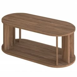 Temahome Couchtisch Nora - Echtholzfurnier - Nussbaum