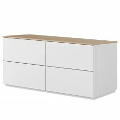 Temahome Kommode Join VI - Weiß / Eiche