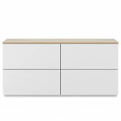 Temahome Kommode Join VI - Weiß / Eiche -WOHNZIMMERMÖBEL Verkäufe 1000366683 220906 040 DETAILS P000000001000366683