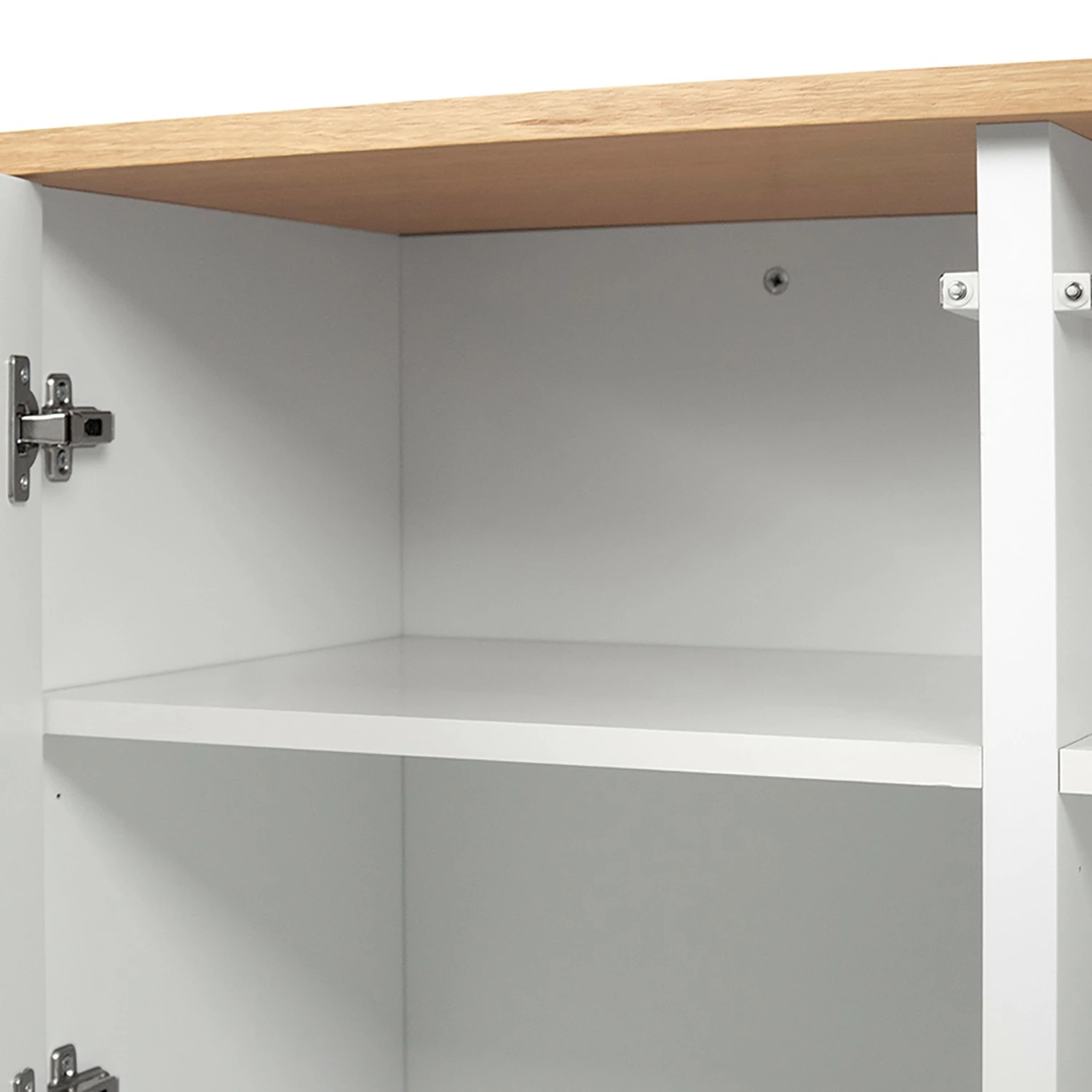 Temahome Sideboard Edge - Echtholzfurnier - / Weiß / Eiche 5 Temahome Sideboard Edge - Echtholzfurnier - / Weiß / Eiche – Bild 5