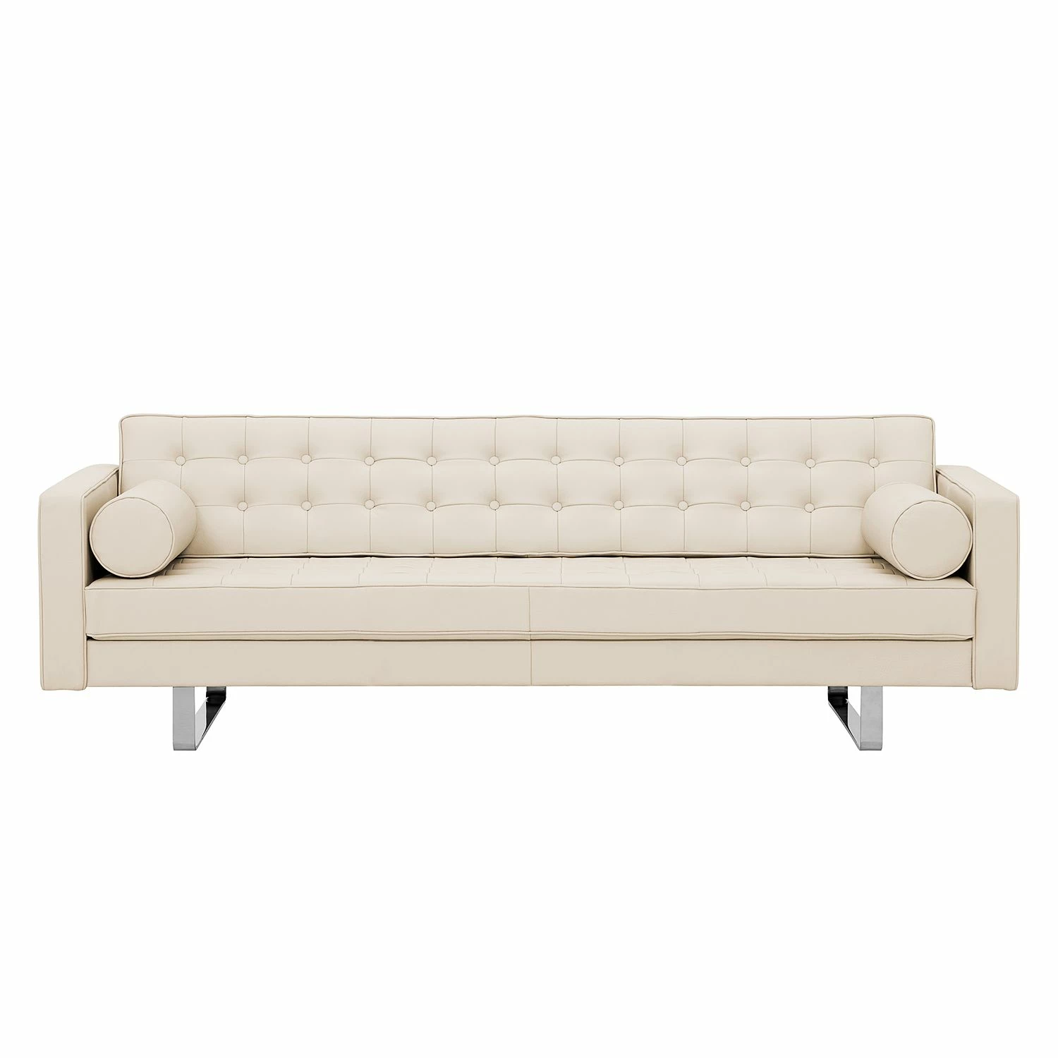 Fredriks Sofa Chelsea (3-Sitzer) Echtleder - Echtleder Gad: Creme - Kufen 2 Fredriks Sofa Chelsea (3-Sitzer) Echtleder - Echtleder Gad: Creme - Kufen – Bild 2