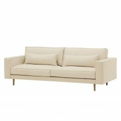 Studio Copenhagen Sofa Lacona (3-Sitzer) Webstoff - Stoff Dona: Hellbeige