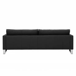 Fredriks Sofa Portobello (3-Sitzer) Echtleder - Echtleder Gad: Schwarz - Kufen -WOHNZIMMERMÖBEL Verkäufe 3 sitzer sofa portobello leder schwarz kufen 3793488