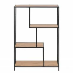 Red Living Regal Coogee I - Eiche Dekor / Schwarz - Höhe: 114 cm -WOHNZIMMERMÖBEL Verkäufe actona 02 11 2017 wohnen 114 cm 5006844