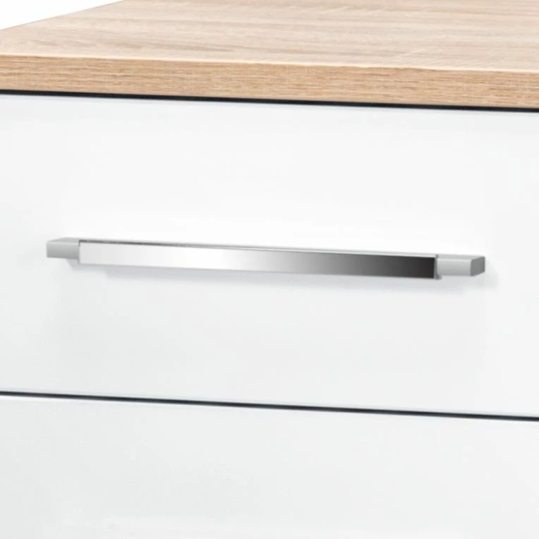 Aktenregal Merit - Eiche Sonoma Dekor / Hochglanz Weiß 4 Aktenregal Merit - Eiche Sonoma Dekor / Hochglanz Weiß – Bild 4