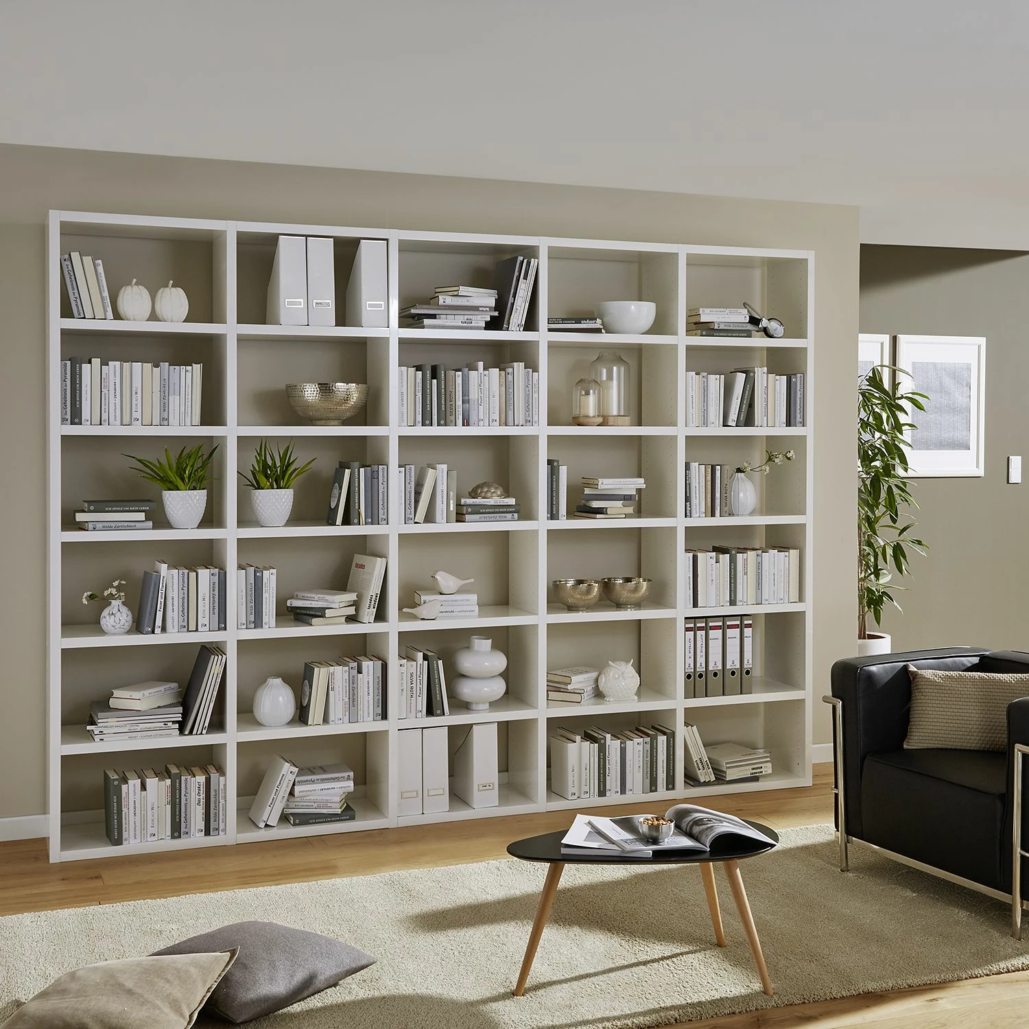 Fredriks Anbauregal Concept I - Hochglanz Weiß 5 Fredriks Anbauregal Concept I - Hochglanz Weiß – Bild 5